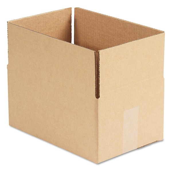 Universal FixedDepth Corrugated Shipping Boxes, RSC, 8 x 12 x 6, Brown Kraft, 25PK UFS1286